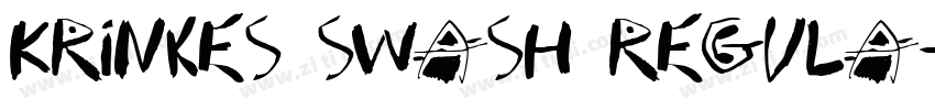 Krinkes Swash Regula字体转换